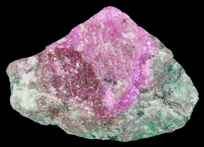 Cobaltoan Calcite Crystals on Matrix - Congo #63926